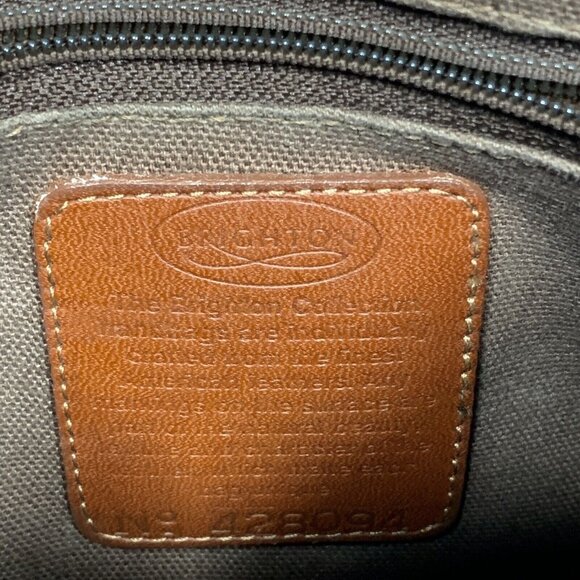 Brighton Vintage Y2K 90s Leather Medium Bucket Bag Purse, Crossbody Shoulder Bag - Picture 12 of 13